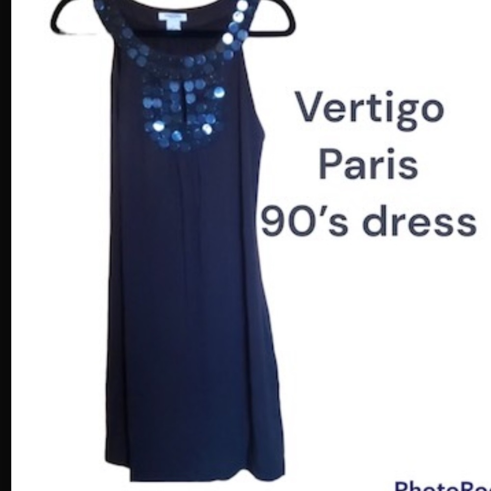 Vertigo Paris 90's vintage embellished dress